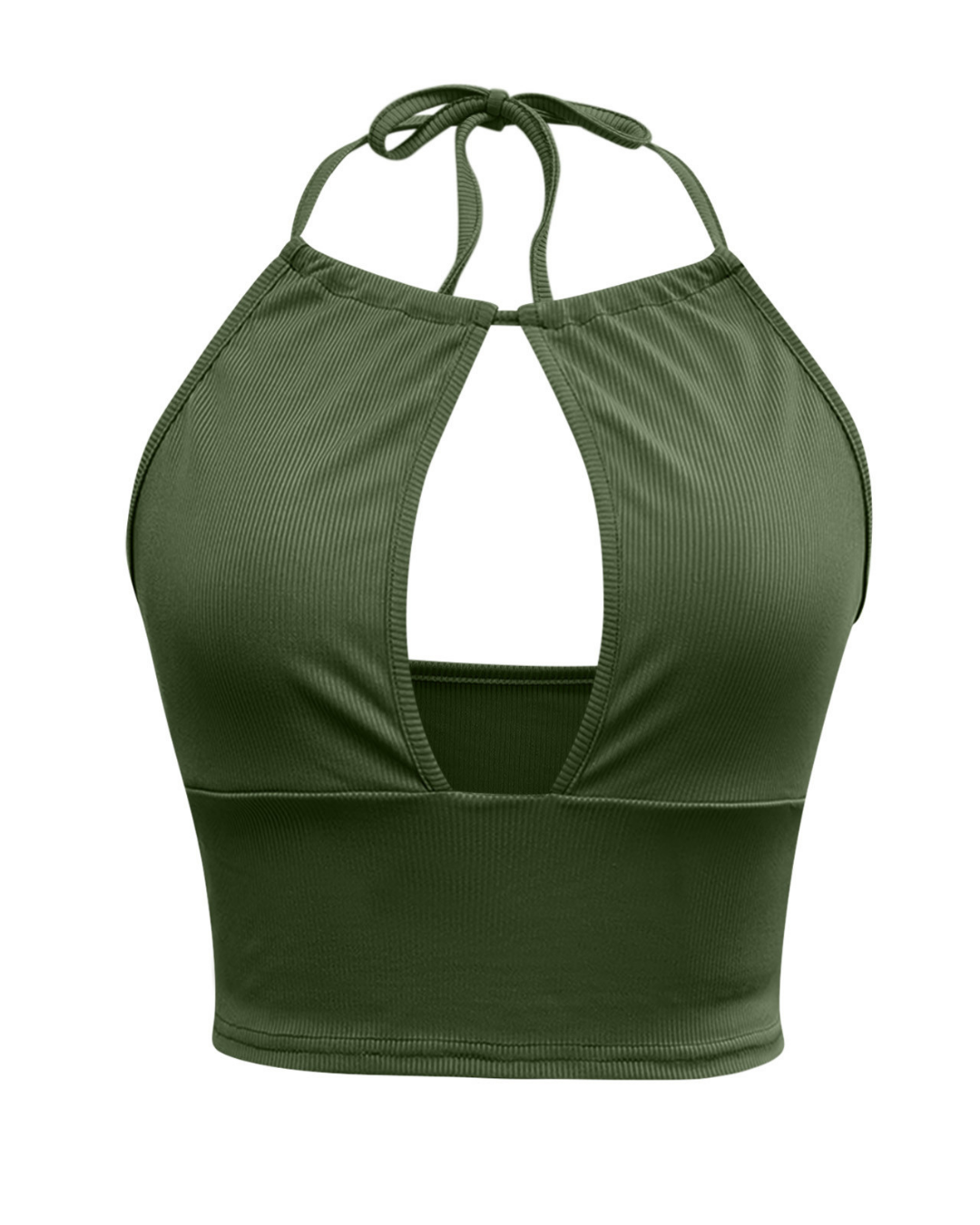 Mykonos halter crop top