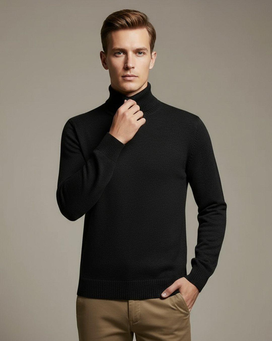 Classic turtleneck sweater