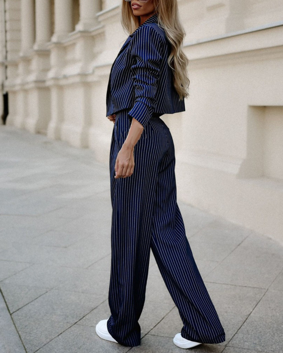 Milan striped suit