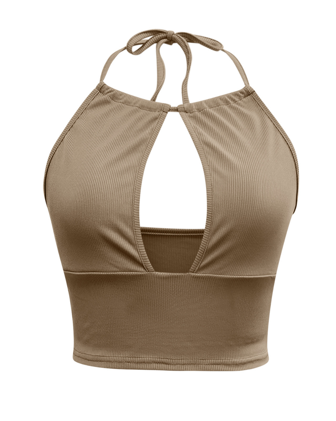 Mykonos halter crop top