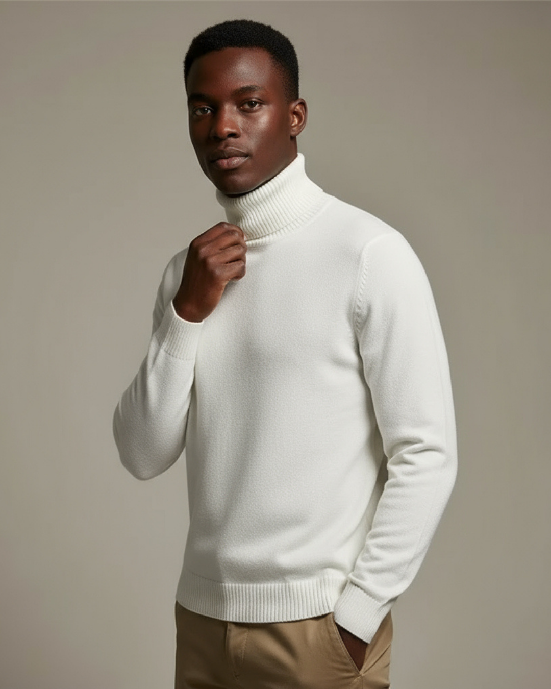 Classic turtleneck sweater