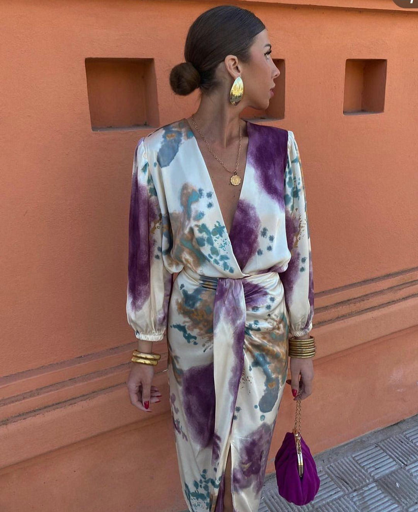 Celeste wrap dress